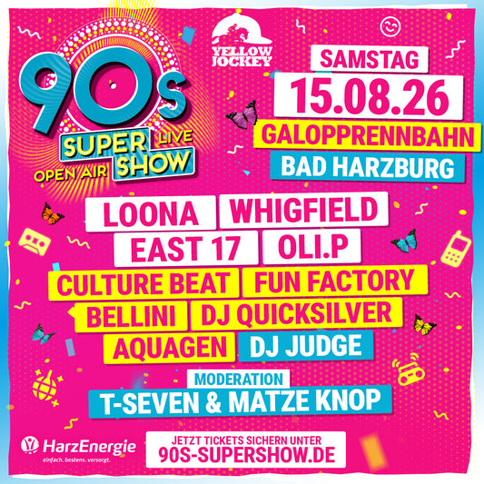15.08.2026 - Yellow Jockey Open Air 2026 - 90s Super Show